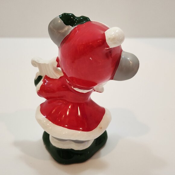 Cute Vintage 60s Napcoware Christmas Carol Mice Set of 4 - Picture 5 of 10